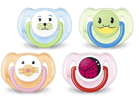Philips Avent Fashion Animals BPA Free Soothers Twin Pack - 2 Sizes