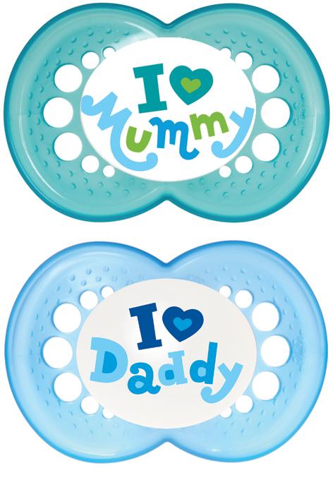 MAM Style (I Love) Soother Twin Pack - 2 Sizes