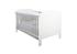 Angelina Cot Bed White and Grey