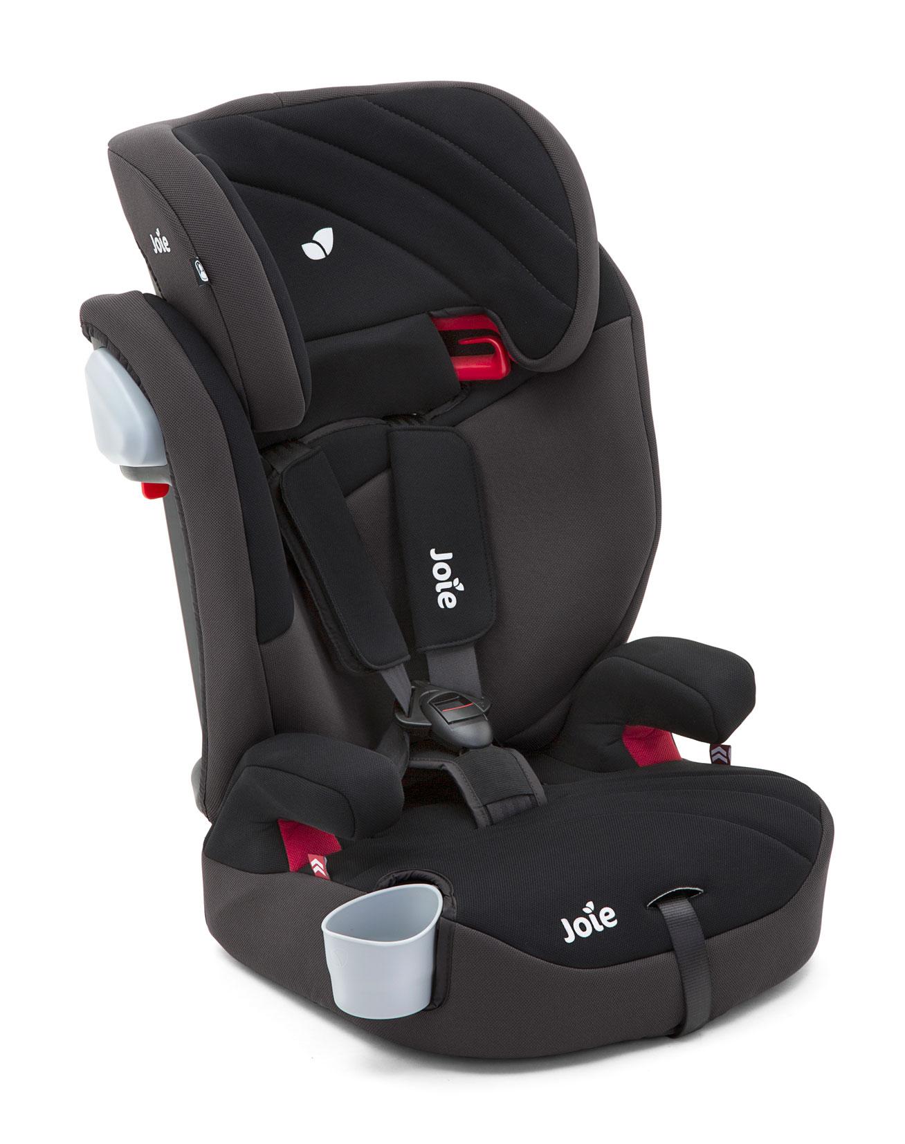 Joie Car Seat, Elevate 2.0, Two Tone Black, Group 1/2/3, 1 - 12years