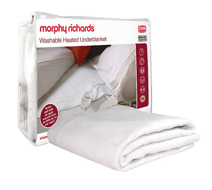 Morphy Richards Washable Heated Single Underblanket