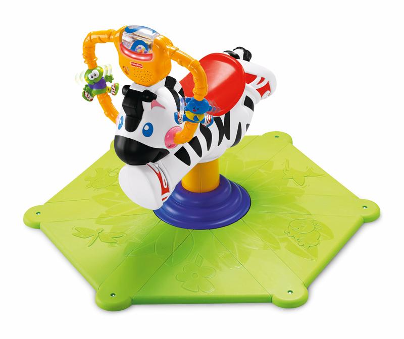 Fisher Price Bounce and Spin Zebra