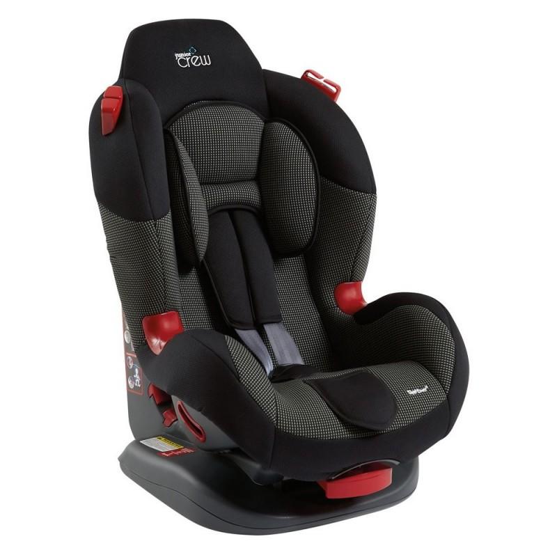 Tippitoes Junior Crew Car Seat - Black/Grey