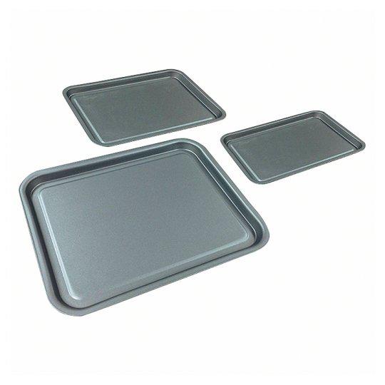 3 Piece Non Stick Baking Trays