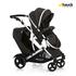 Hauck Duett 2 Tandem Pushchair - Black From Birth - 15kg