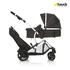 Hauck Duett 2 Tandem Pushchair - Black From Birth - 15kg