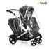 Hauck Duett 2 Tandem Pushchair - Black From Birth - 15kg