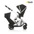 Hauck Duett 2 Tandem Pushchair - Black From Birth - 15kg