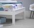 Grace White Children's Low Foot End Wooden Bed